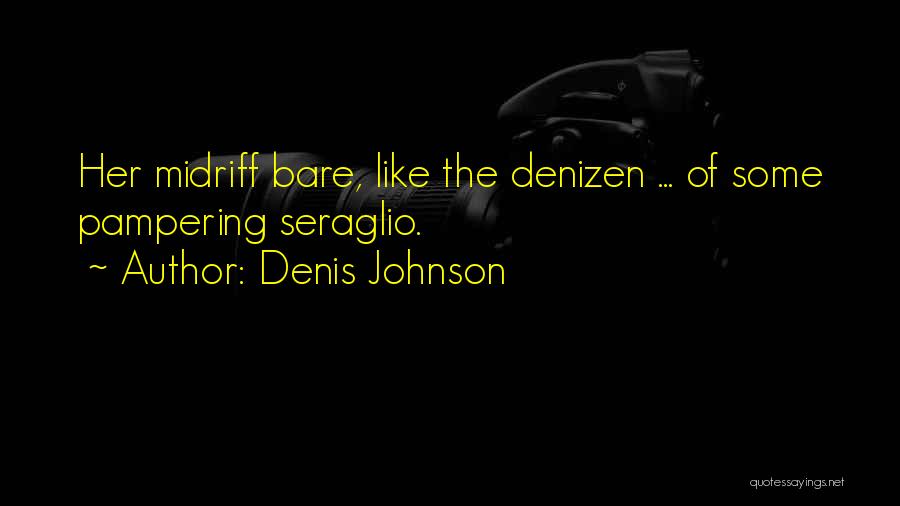 Pampering Quotes By Denis Johnson