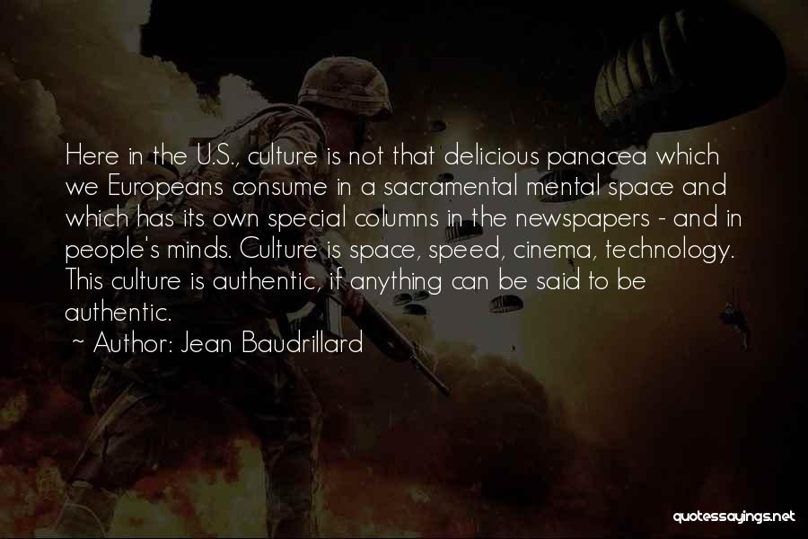 Panacea Quotes By Jean Baudrillard