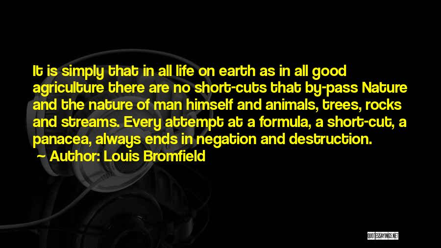 Panacea Quotes By Louis Bromfield