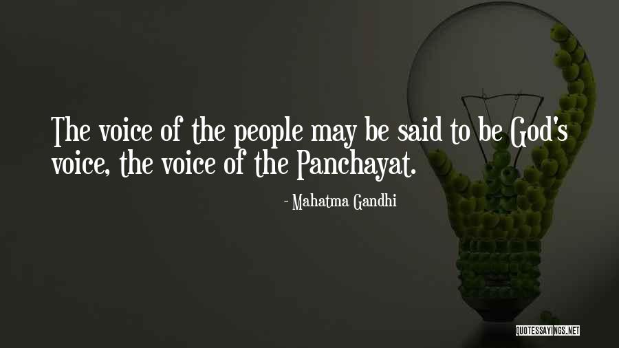 Panchayat Quotes By Mahatma Gandhi