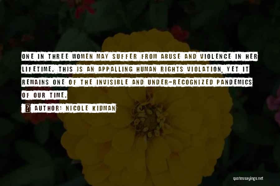 Pandemics Quotes By Nicole Kidman