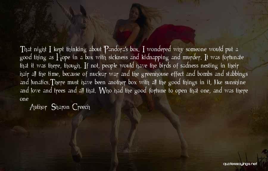 Pandora Box Quotes By Sharon Creech