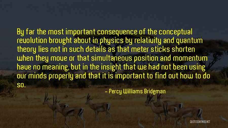 Pani Poori Quotes By Percy Williams Bridgman Pani Poori Quotes By Percy Williams Bridgman