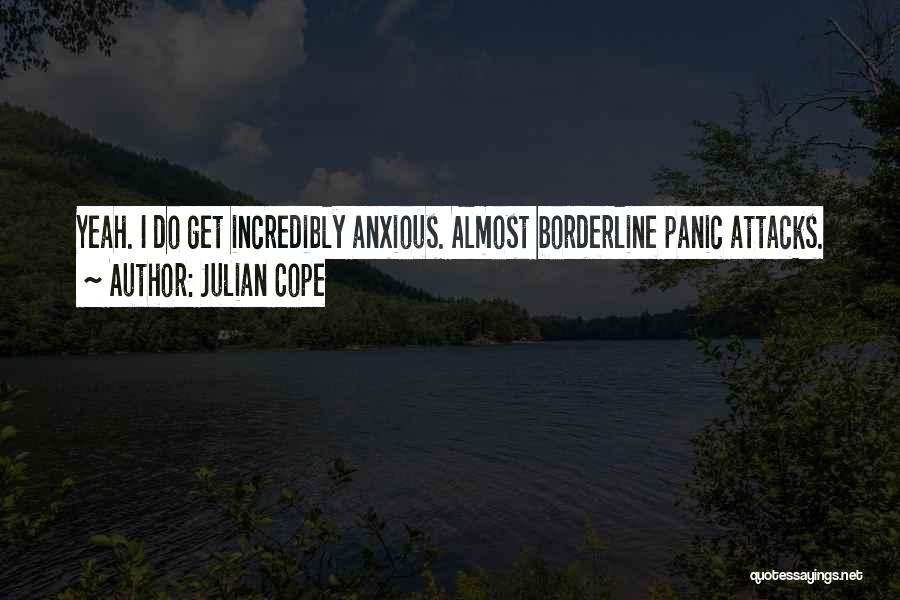 Panic Attacks Quotes By Julian Cope