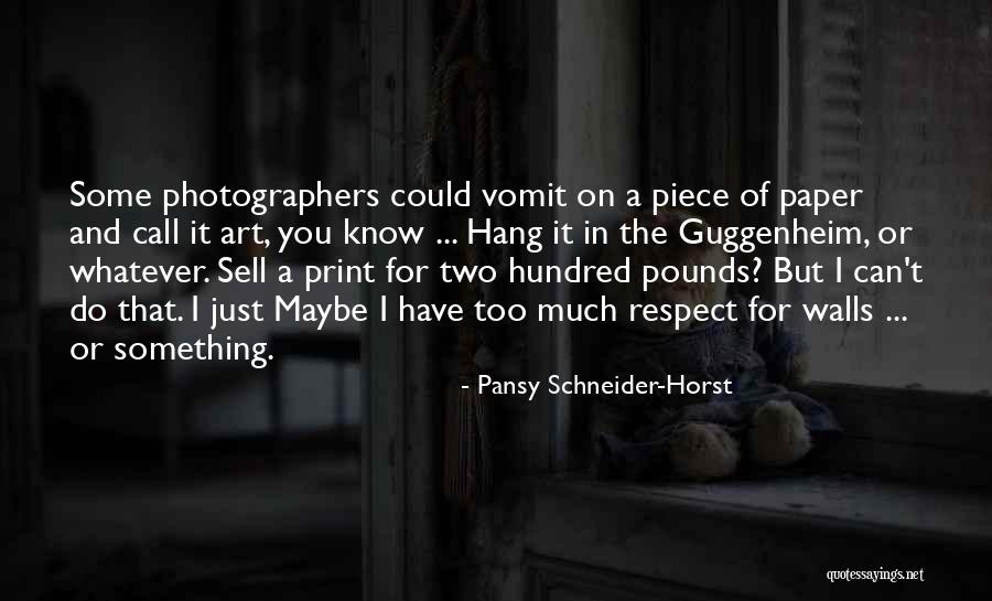 Pansy Schneider-Horst Quotes 97551