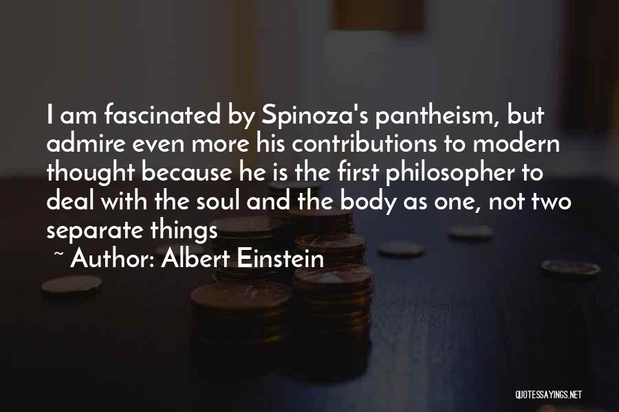 Pantheism Quotes By Albert Einstein