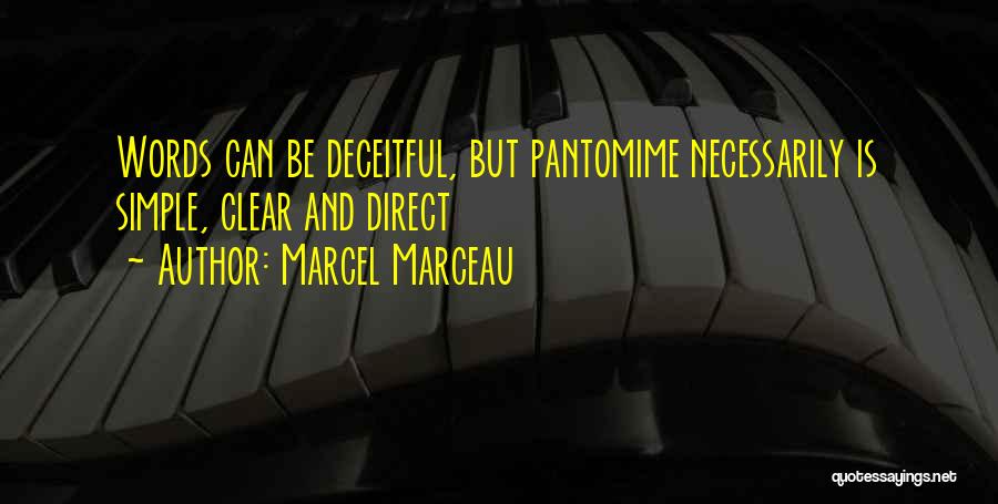 Pantomime Quotes By Marcel Marceau