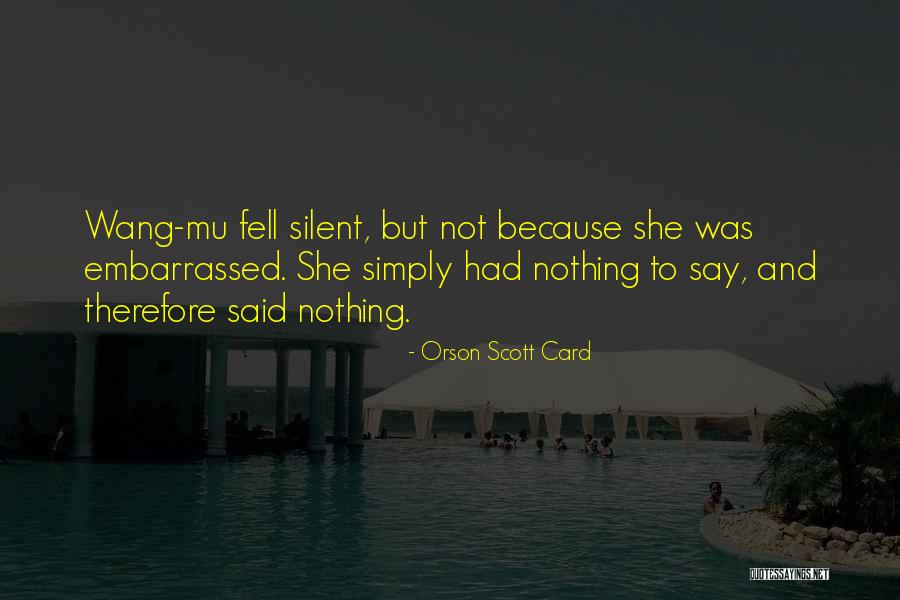 Panupanuni Quotes By Orson Scott Card Panupanuni Quotes By Orson Scott Card