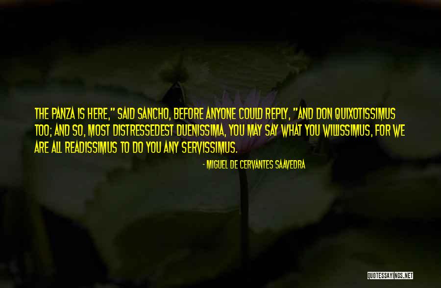 Panza Quotes By Miguel De Cervantes Saavedra Panza Quotes By Miguel De Cervantes Saavedra