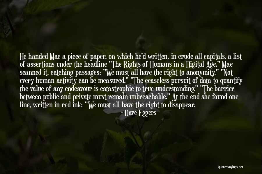 Paper And Ink Quotes By Dave Eggers Paper And Ink Quotes By Dave Eggers