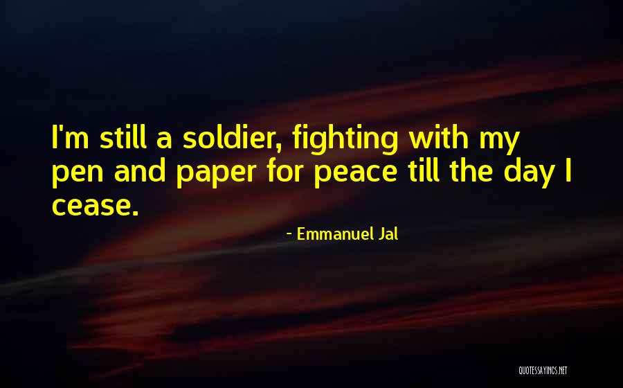 Paper And Pen Quotes By Emmanuel Jal