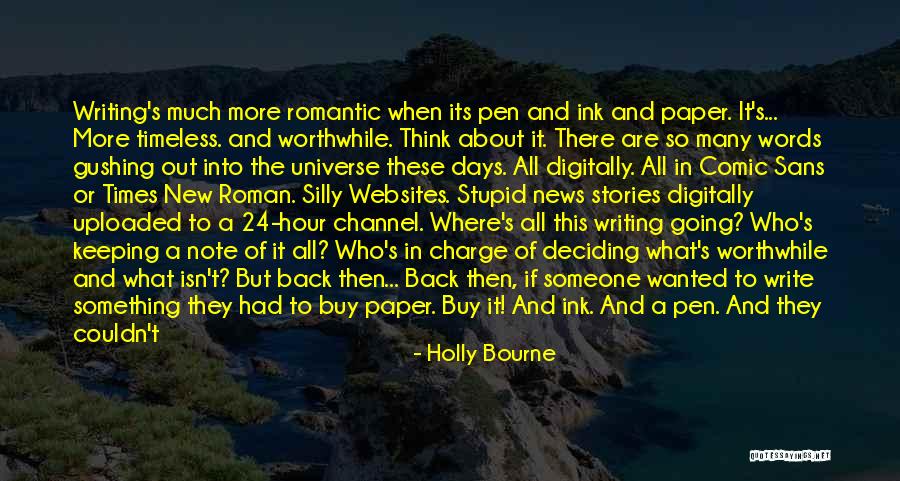 Paper And Pen Quotes By Holly Bourne