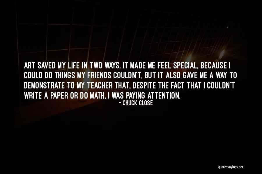 Paper Art Quotes By Chuck Close Paper Art Quotes By Chuck Close