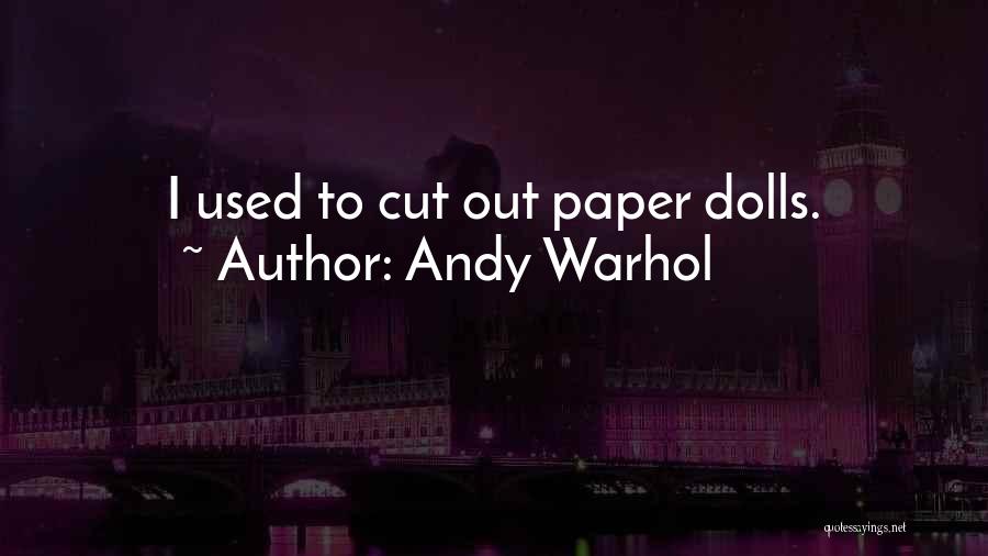 Paper Cut Out Quotes By Andy Warhol