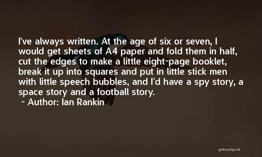 Paper Cut Out Quotes By Ian Rankin