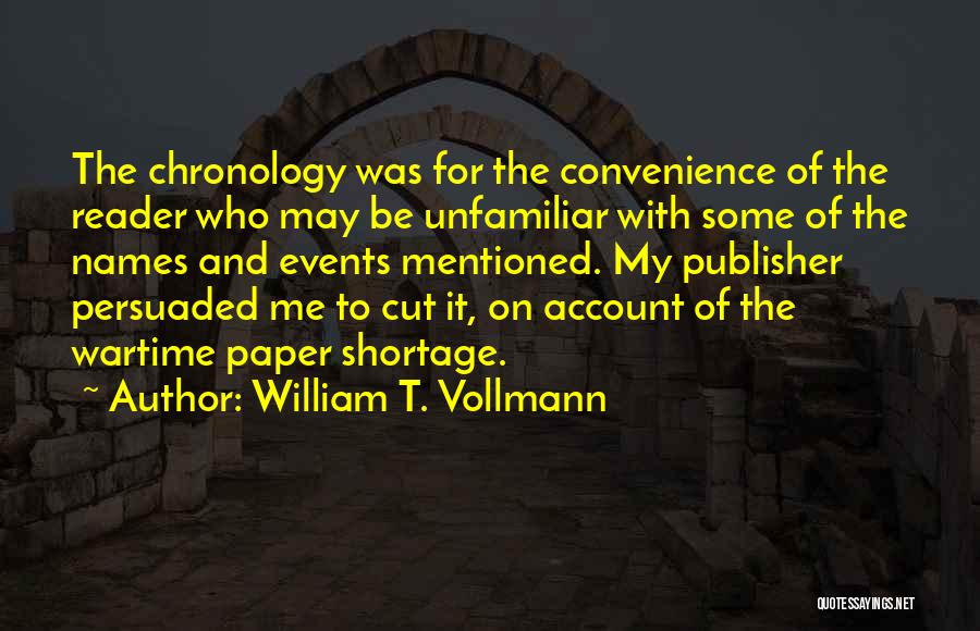 Paper Cut Out Quotes By William T. Vollmann