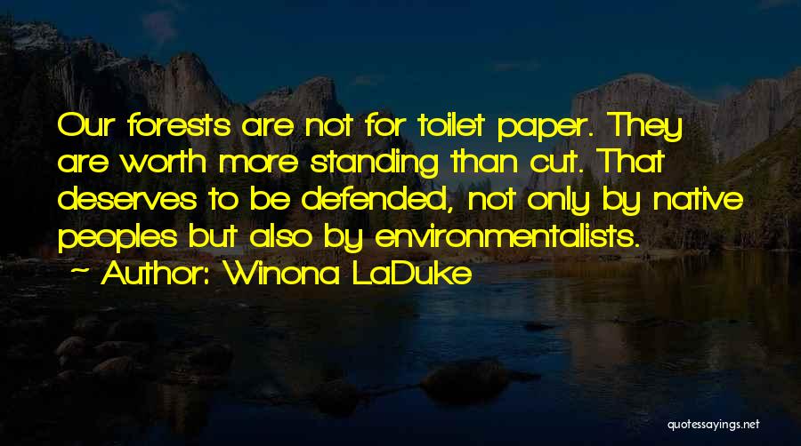 Paper Cut Out Quotes By Winona LaDuke