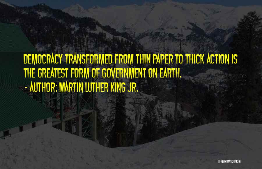 Paper Thin Quotes By Martin Luther King Jr.