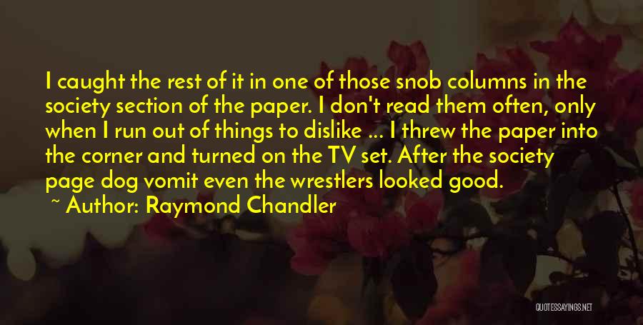Paper Things Quotes By Raymond Chandler