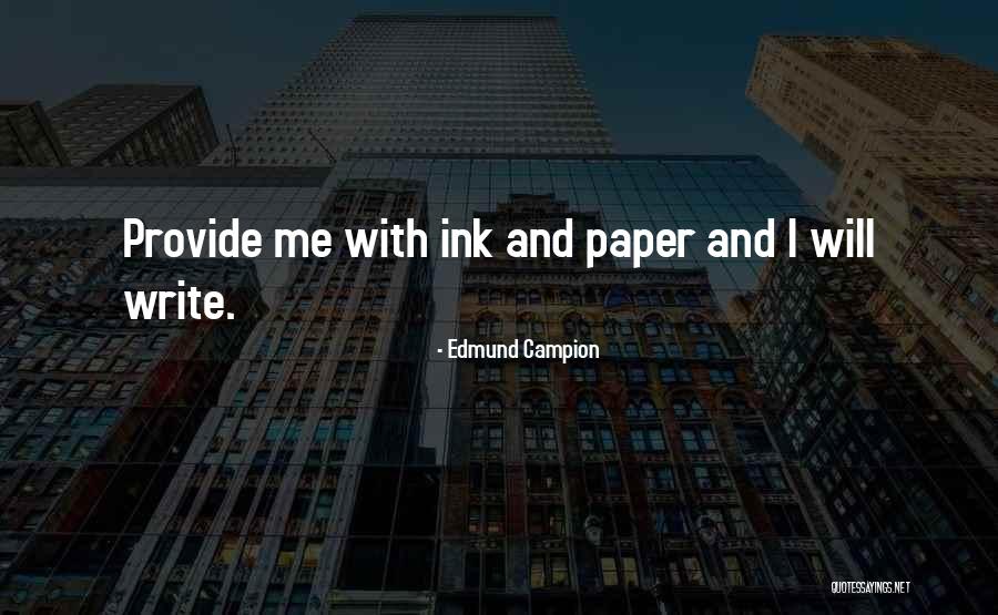 Paper With Writing Quotes By Edmund Campion Paper With Writing Quotes By Edmund Campion