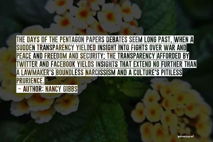 Papers Over Quotes By Nancy Gibbs