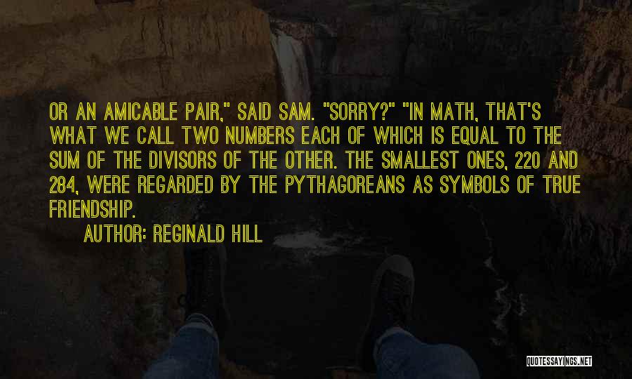 Papish Pond Quotes By Reginald Hill