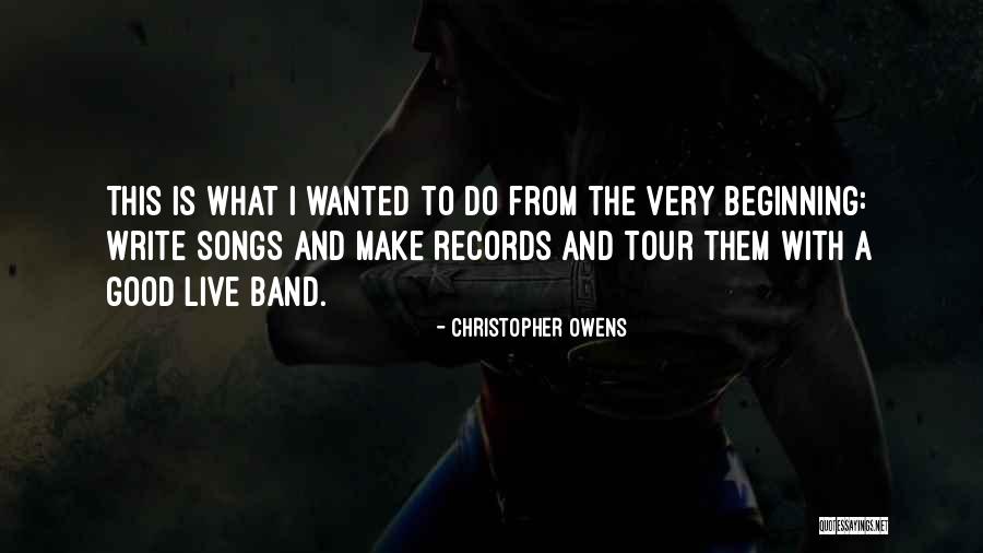 Paquay Waimes Quotes By Christopher Owens Paquay Waimes Quotes By Christopher Owens