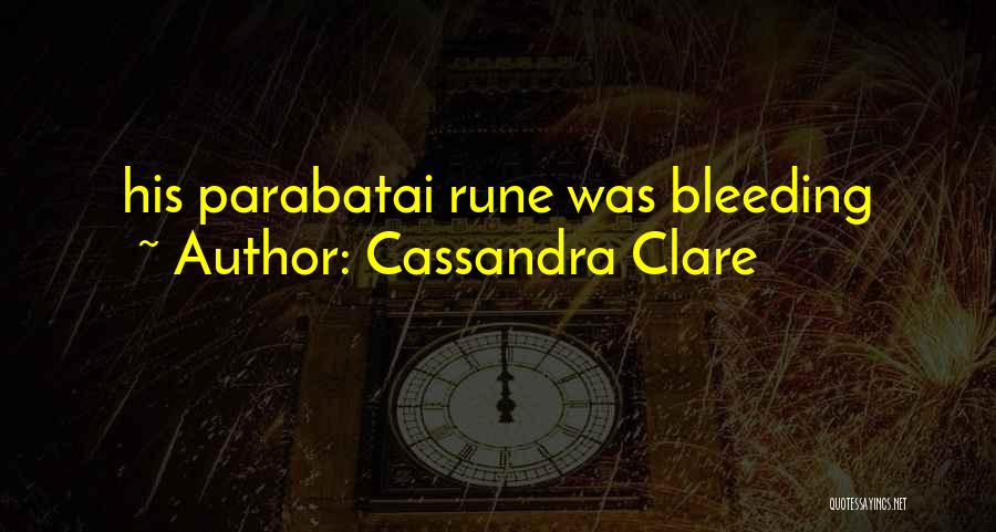 Parabatai Quotes By Cassandra Clare