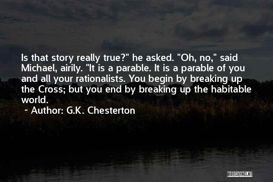 Parable Quotes By G.K. Chesterton