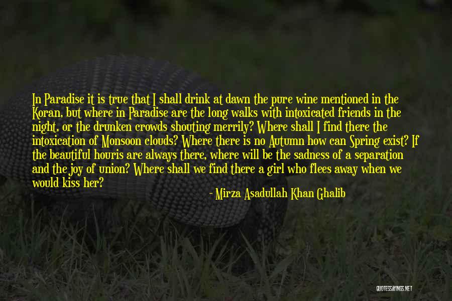 Paradise And Friends Quotes By Mirza Asadullah Khan Ghalib