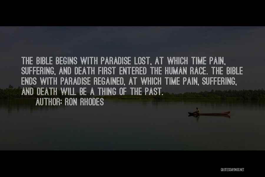 Paradise Lost And Paradise Regained Quotes By Ron Rhodes