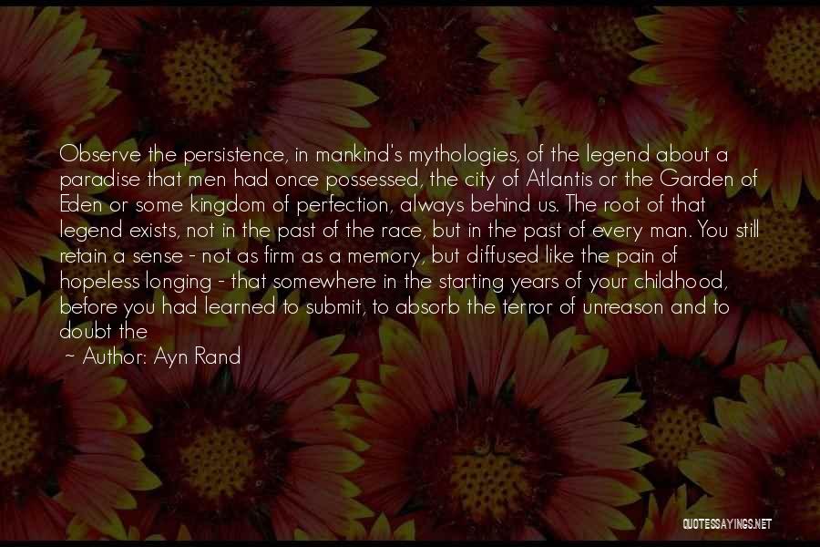 Paradise Lost Garden Of Eden Quotes By Ayn Rand