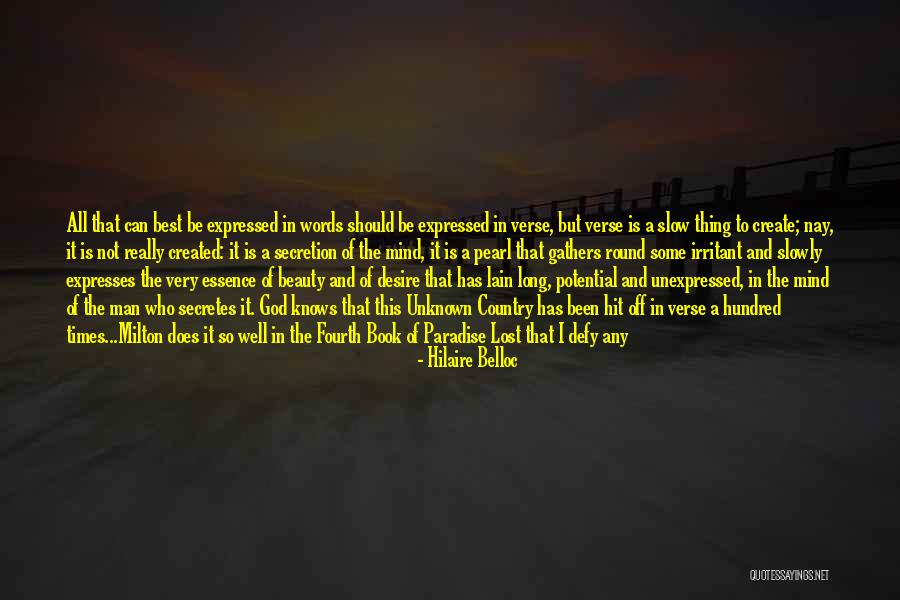 Paradise Lost Milton Quotes By Hilaire Belloc Paradise Lost Milton Quotes By Hilaire Belloc