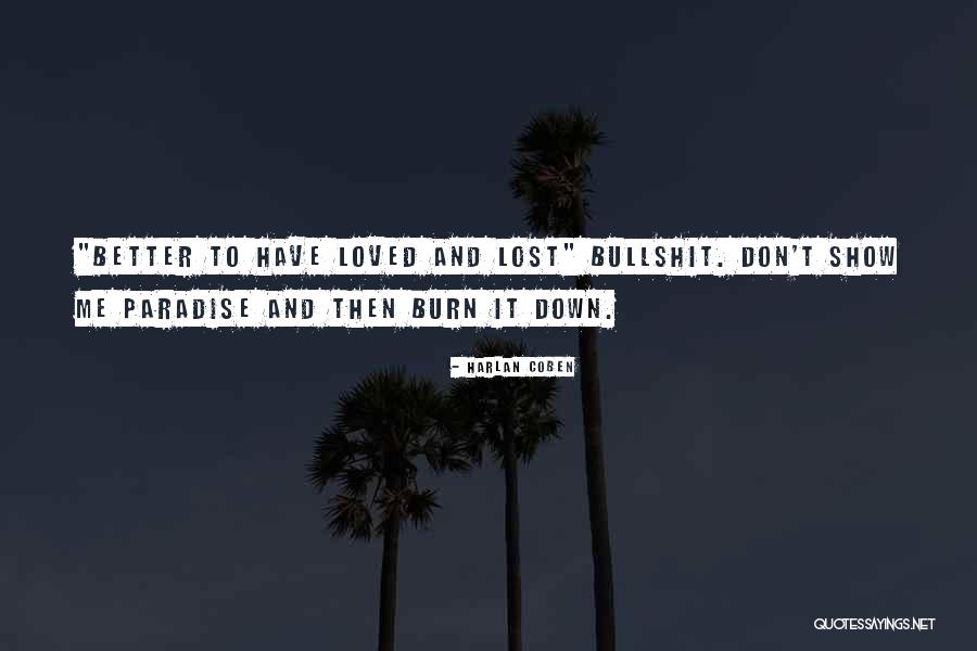 Paradise Lost Quotes By Harlan Coben Paradise Lost Quotes By Harlan Coben