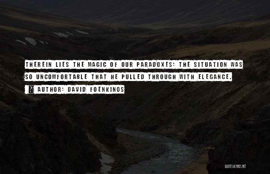 Paradoxes Quotes By David Foenkinos