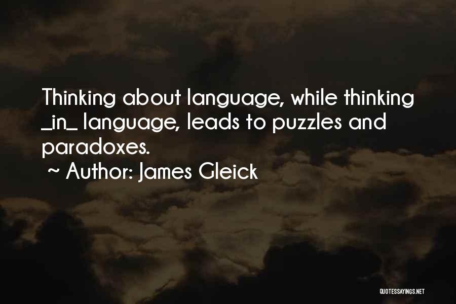 Paradoxes Quotes By James Gleick