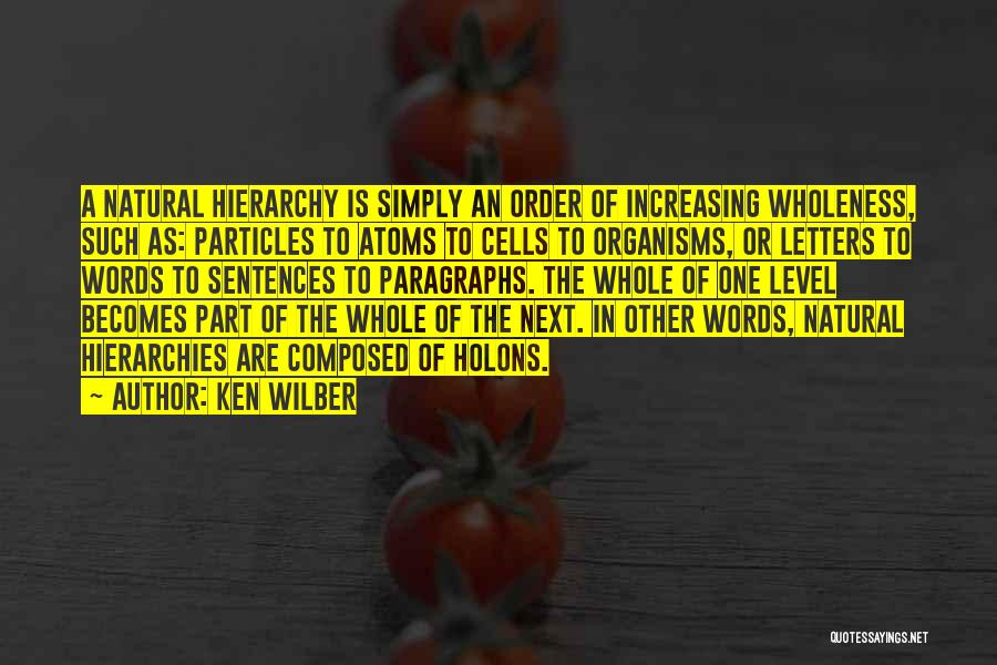 Paragraphs Quotes By Ken Wilber