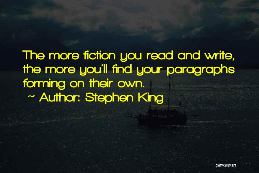 Paragraphs Quotes By Stephen King