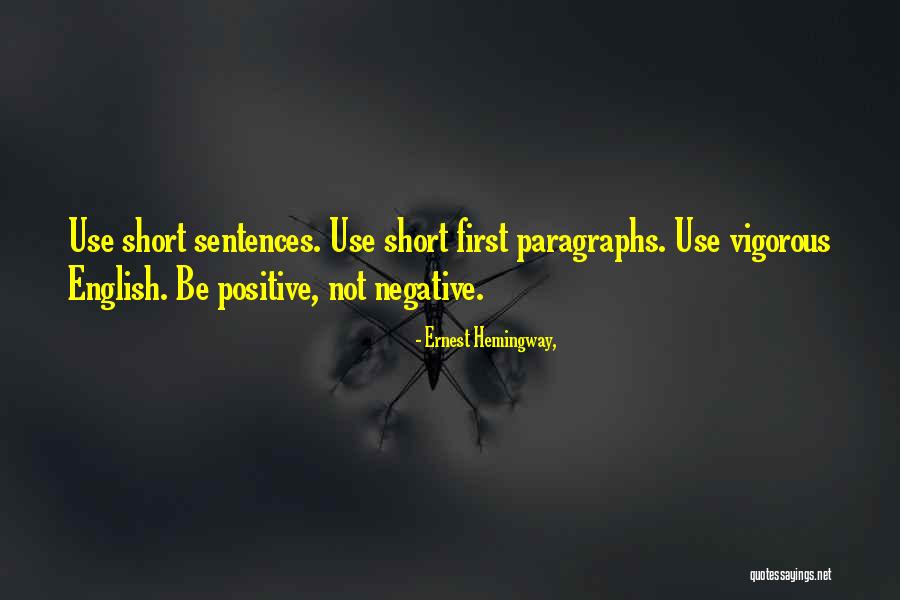 Paragraphs Within Quotes By Ernest Hemingway, Paragraphs Within Quotes By Ernest Hemingway,