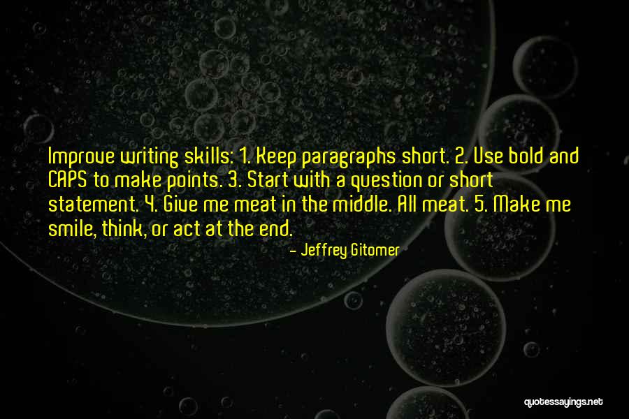 Paragraphs Within Quotes By Jeffrey Gitomer