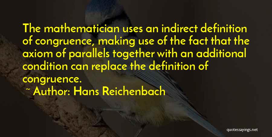 Parallels Quotes By Hans Reichenbach