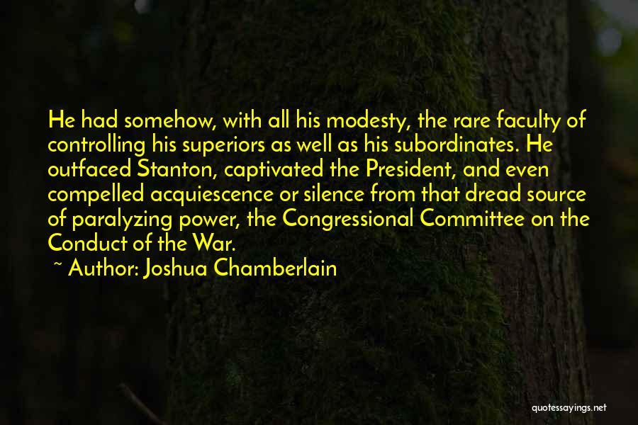 Paralyzing Quotes By Joshua Chamberlain