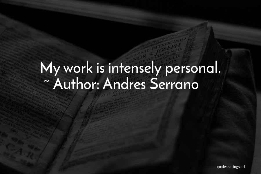 Parameter Expansion Quotes By Andres Serrano