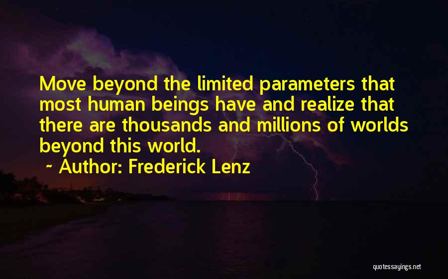 Parameters Quotes By Frederick Lenz