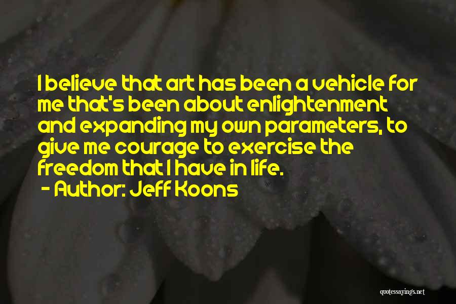 Parameters Quotes By Jeff Koons