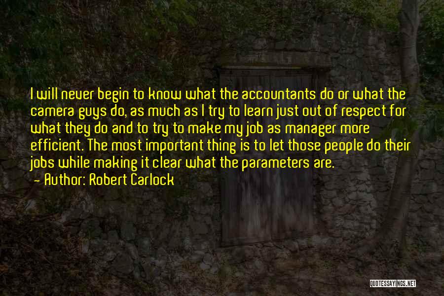 Parameters Quotes By Robert Carlock