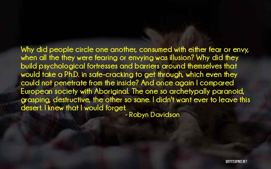 Paranoid People Quotes By Robyn Davidson Paranoid People Quotes By Robyn Davidson