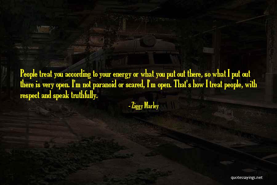 Paranoid People Quotes By Ziggy Marley