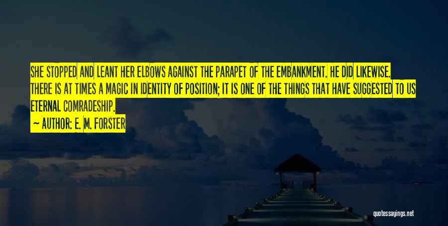 Parapet Quotes By E. M. Forster