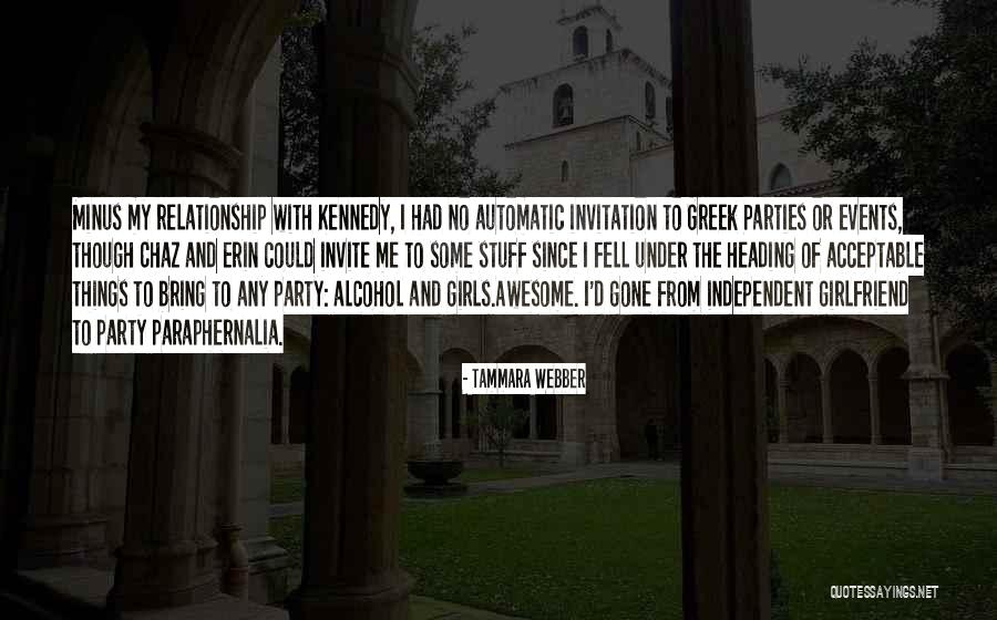Paraphernalia Quotes By Tammara Webber